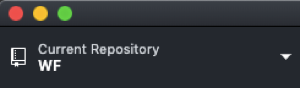 Image is a screenshot showing where to find the Current Repository.